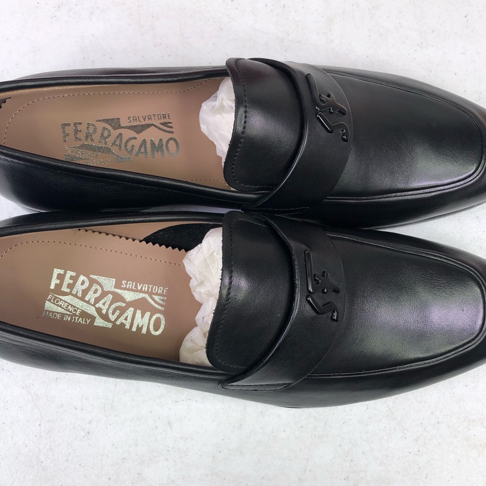 Salvatore Ferragamo Silas Calfskin Leather Shoes - Picture 5 of 9